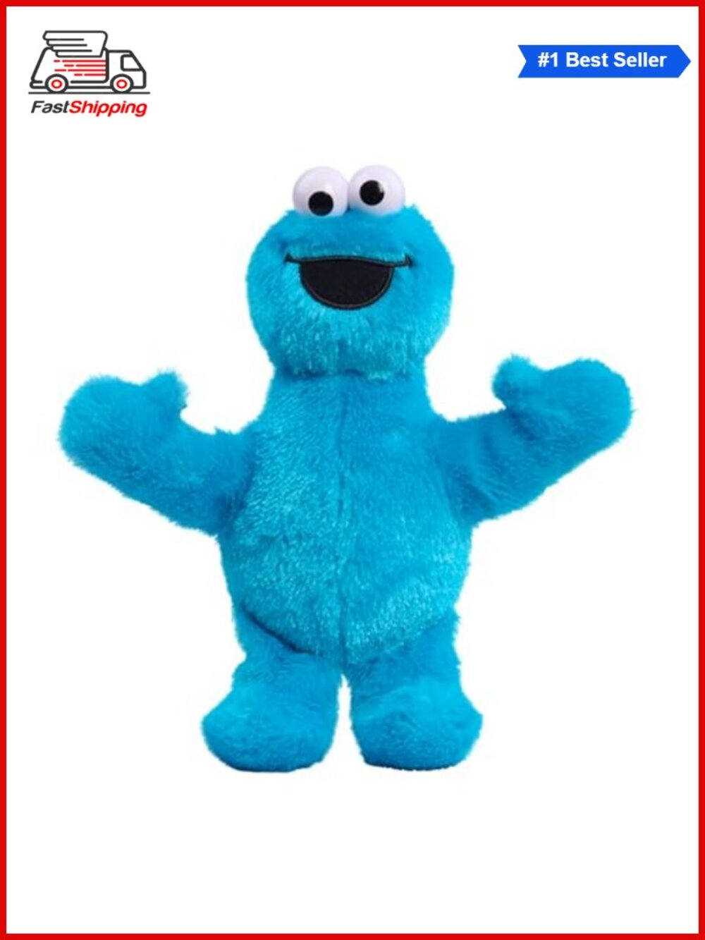 Cookie Monster Plush Stuffed Animal Toy 8 inch Recycled Fill
